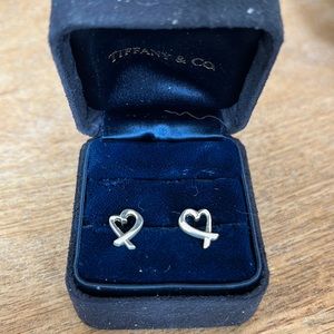 Tiffany Paloma Picasso Loving Heart Earrings